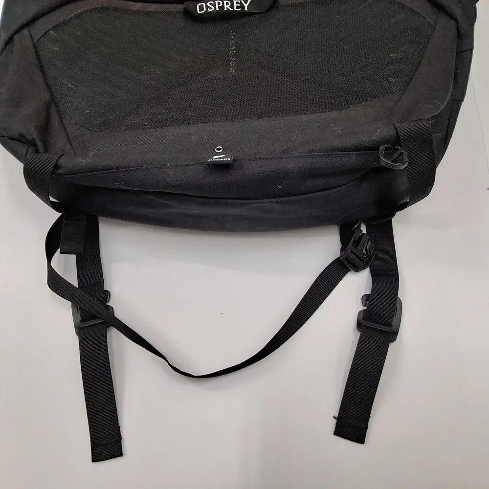 Osprey Metron 18 Messenger Bag Black Bike Commuter Cycling Laptop With Raincover